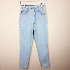 Bongo Vintage Light Wash Mom Tapered Jeans Denim Vintage